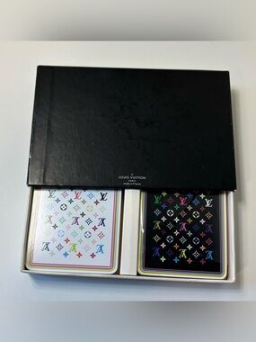 Louis Vuitton x Takashi Murakami Monogram Multicolore Playing Card Set